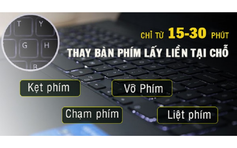 Dấu hiệu cần thay bàn phím laptop ngay