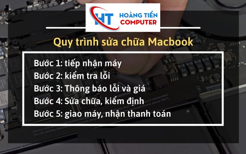 Quy trình sửa Macbook quận 9 hiệu quả