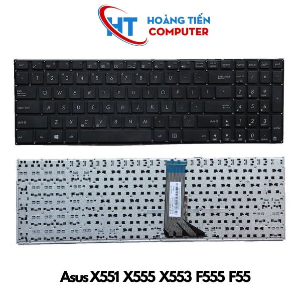 Bàn phím laptop Asus X551  X555  X553  F555  F55 chính hãng, giá tốt